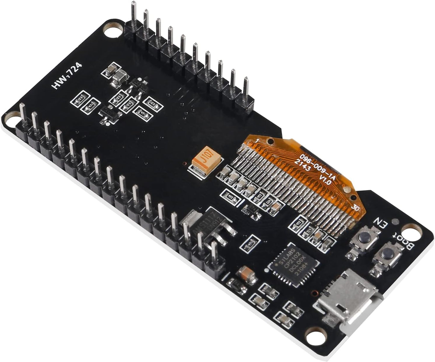 AITIAO 2PCS 0.96" ESP32 ESP32 2.4GHz D1 OLED Display WiFi Bluetooth Dual Mode Development Board Display for Wemos AP