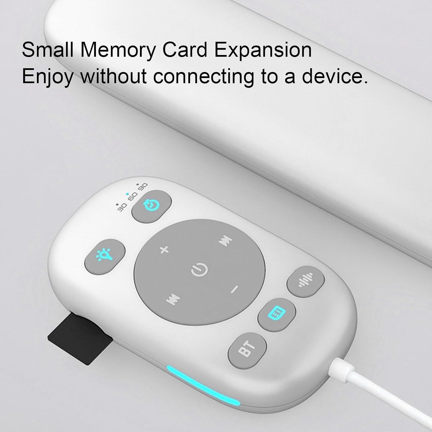 Tangxi 3 36 Under Pillow Speaker with Remote, Mini Portable Bluetooth Pillow Speaker Bone Conduction Wireless Sleep Aid