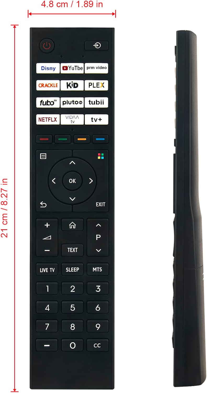 ALLIMITY CT-95079 CT95079 32V35MU 43V35MU 343213 Replacement Remote fit for Toshiba Smart TV