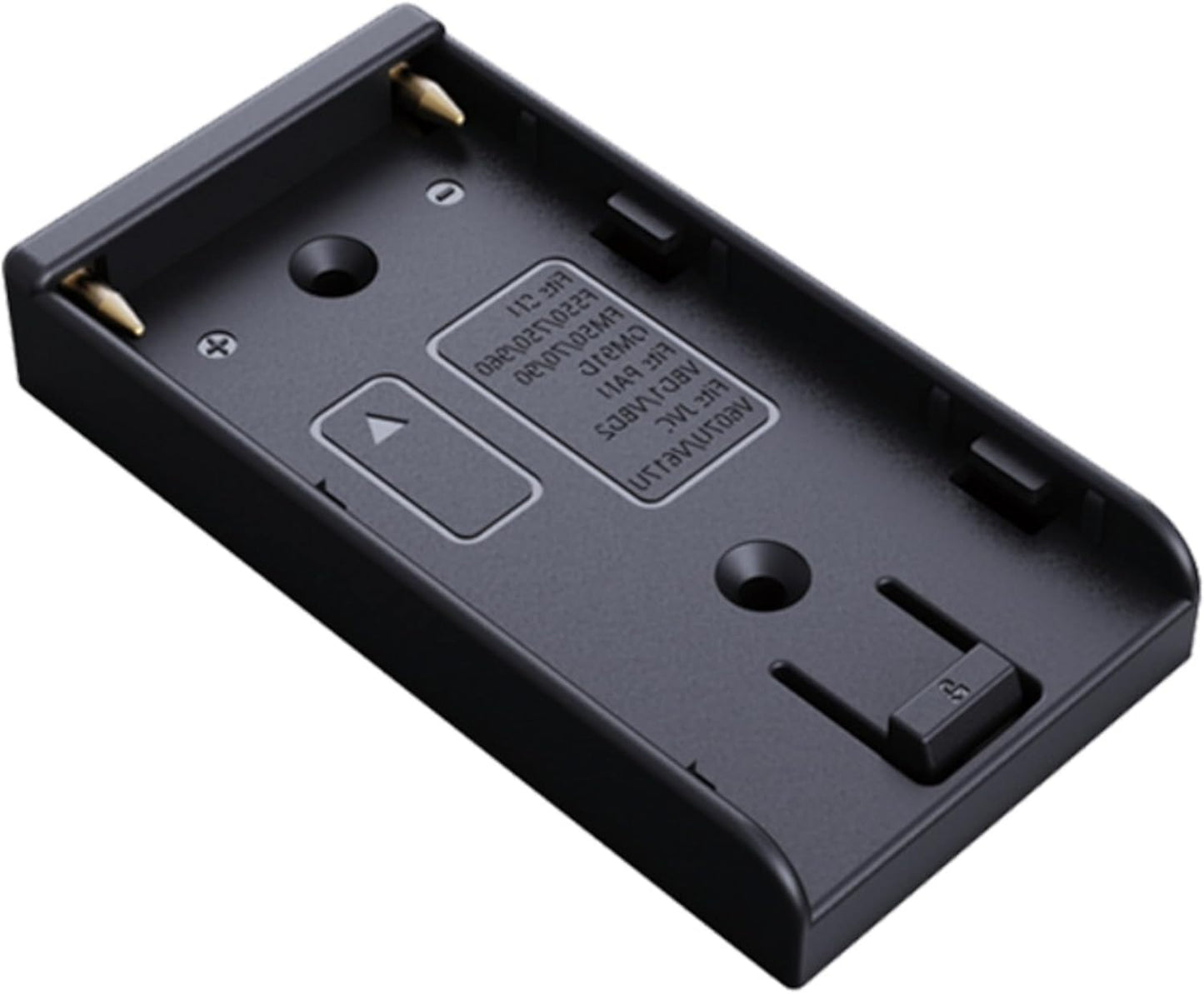 TONHOKJ 7.2V-8.4V (5.5/2.1mm) 1/4" NP-F970 F960 F770 F570 F550, NP-F Battery Adapter Plate with DC Output, Screw Mount