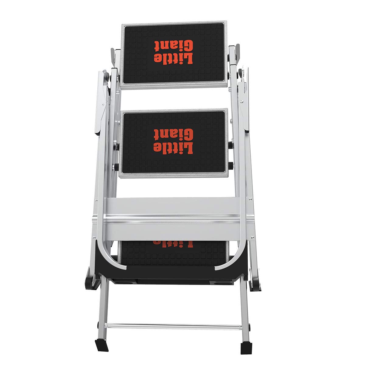 Little Giant Ladder Systems 10310BA Safety Step Stepladder with Handrail, 3-Step