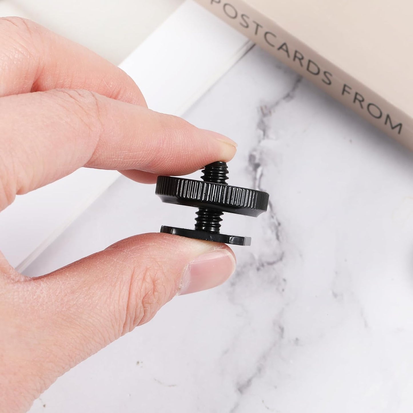 FdcLixuvol 4 1/4 Inch Pcs Camera Adapter Screws, Compatible with Versatile Flash Hot Shoe Mounts for DSLR Camera Rigs