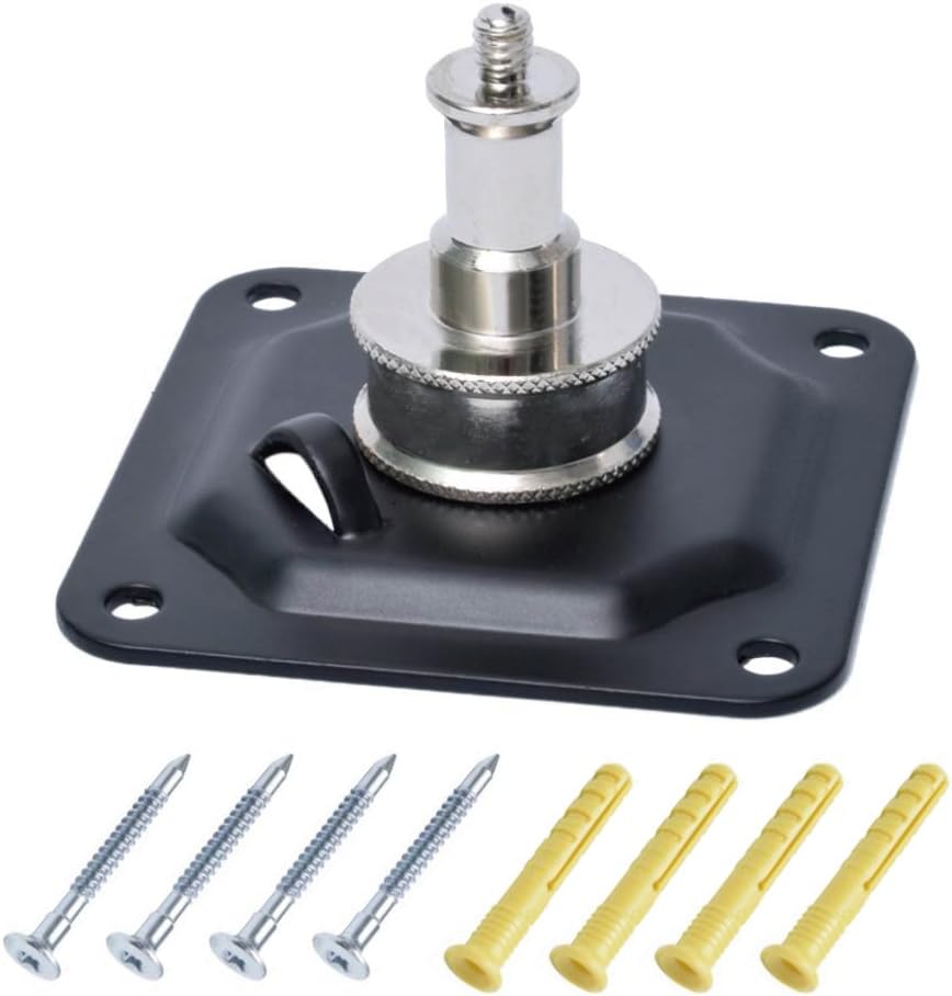 fotoconic 5/8" 1/4" 4X 4X Wall Ceiling Mount Light Stand Stud with Thread, Screw and Expansion Anchor Tube