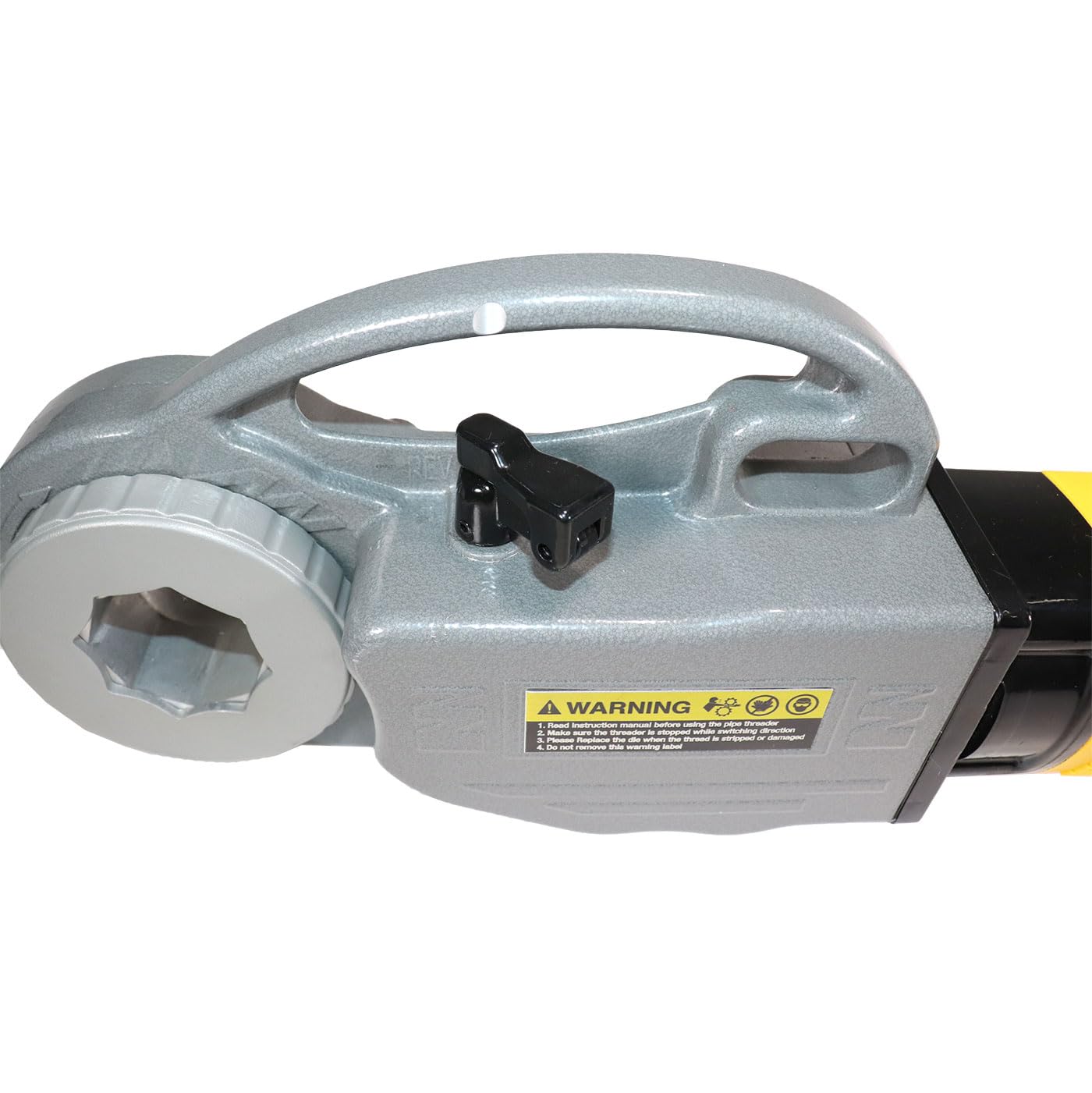 Steel Dragon Tools 600 PRO MAX 1/2 in. - 2 in. Handheld Power Pipe Threader fits RIDGID 11-R NPT Pipe Threading Die Heads with Carrying Case