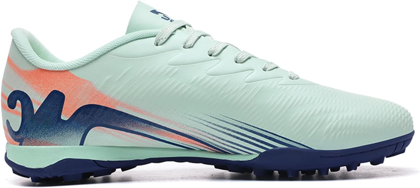 Men's High Top Soccer Shoes FG Long Spikes Adult Football Shoes Lightweight Professional Athletic Training