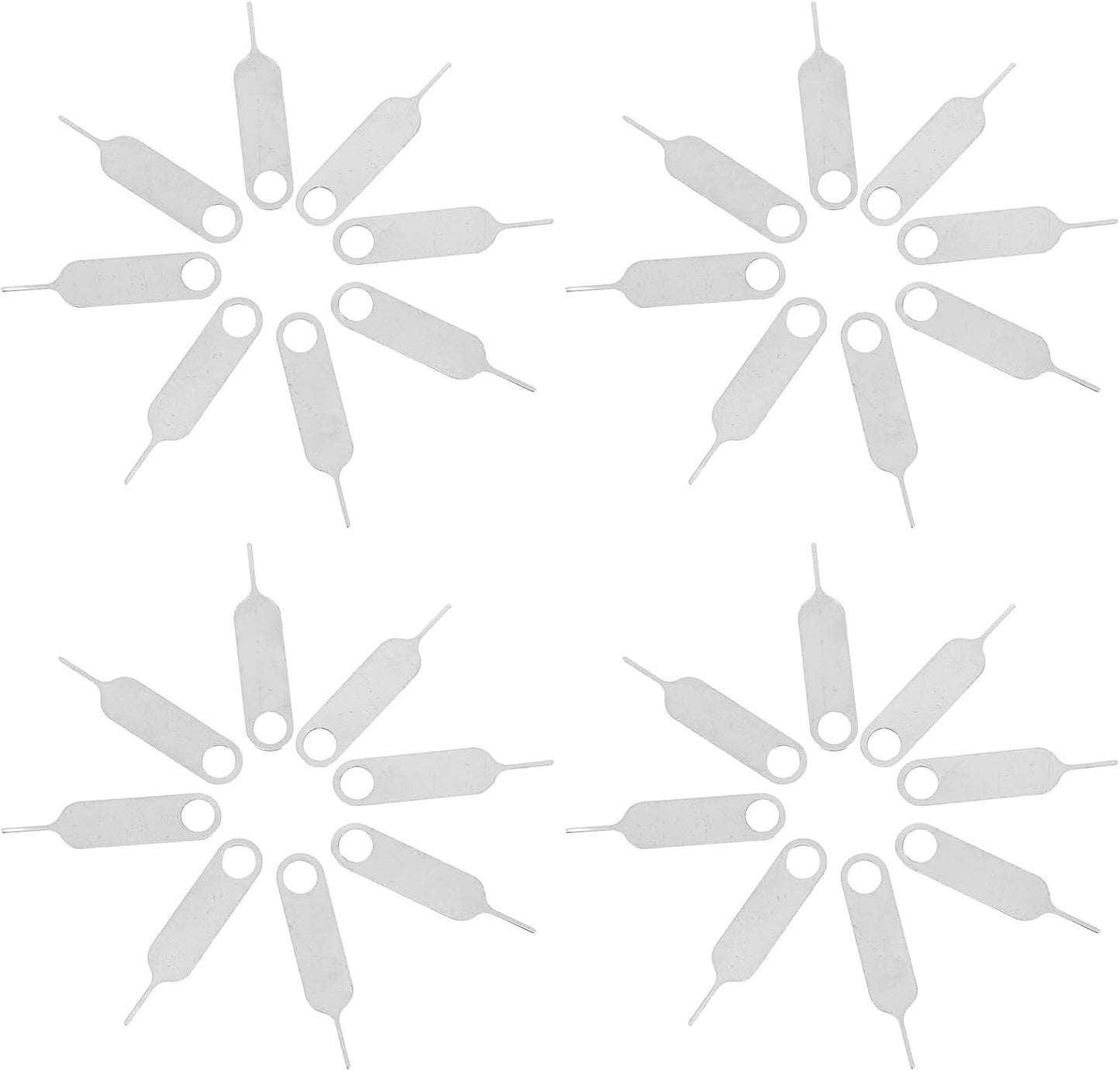 500pcs Set, NUOBESTY Sim Ejector Pin and Mobile Phone Card Removal Tool Stainless Steel Universal Sim Card Remover