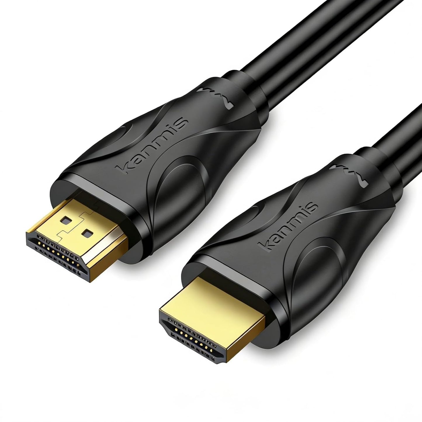 kanmis 8K 10ft, 2.1 8K@60Hz 4K@120hz, PS3 PS4 HDMI Cable High Speed Hdmi Cables Ultra High Speed Gold Plated Connectors