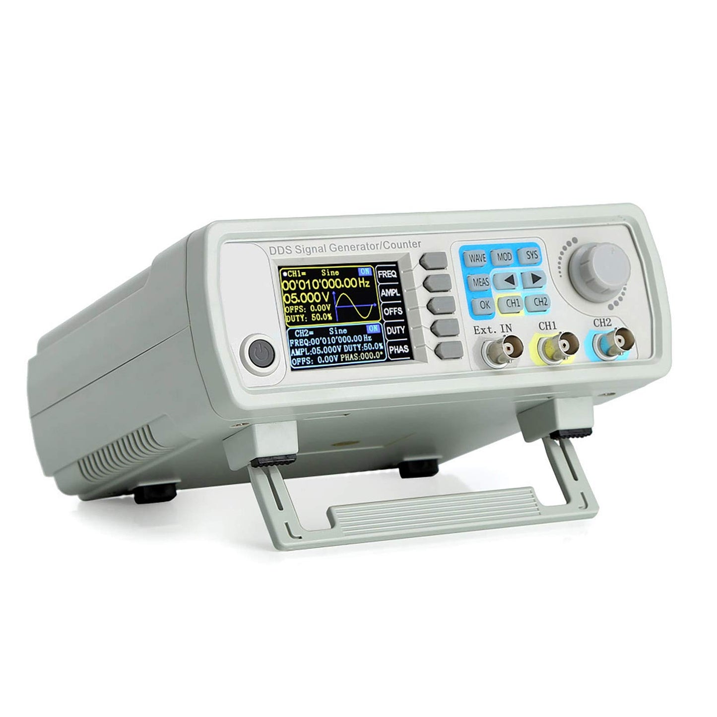 Koolertron Upgraded 30MHz DDS Signal Generator Counter,High Precision Dual-Channel Arbitrary Waveform Function Generator Frequency Meter 200MSa/s (30MHz)
