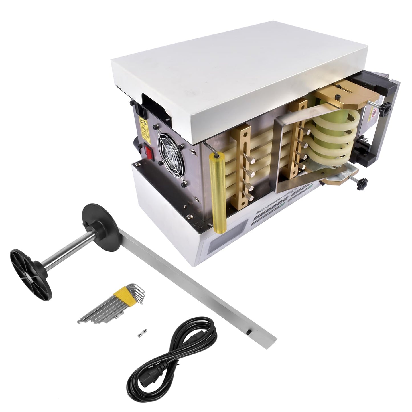 Flynsu YS-100 Auto Heat-shrink Tube Cutter 110V Cable Pipe Cutting Machine, Cutting Width 0-100mm