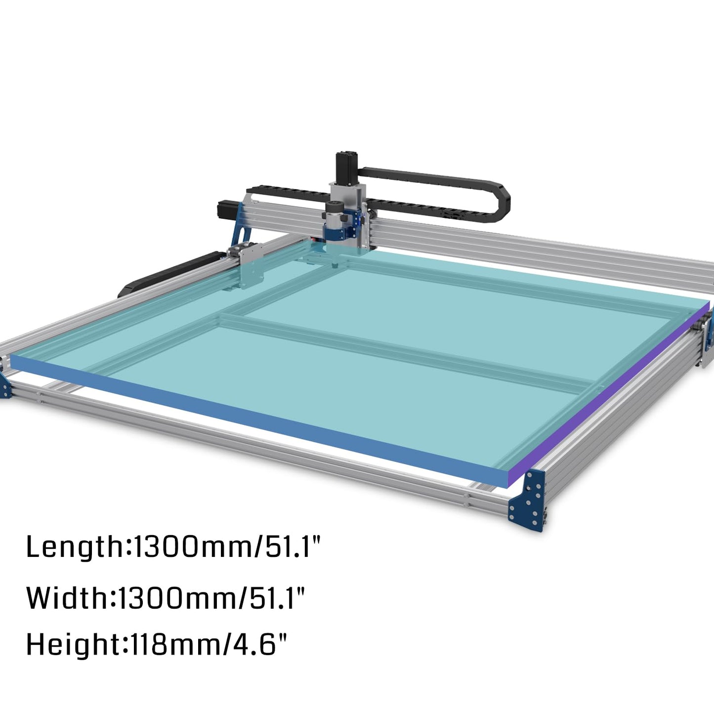 Genmitsu PROVerXL 4030 V2 CNC Machine + 1313 XY-Axis Extension Kit + 1313 Aluminum & MDF Hybrid Spoilboard Table