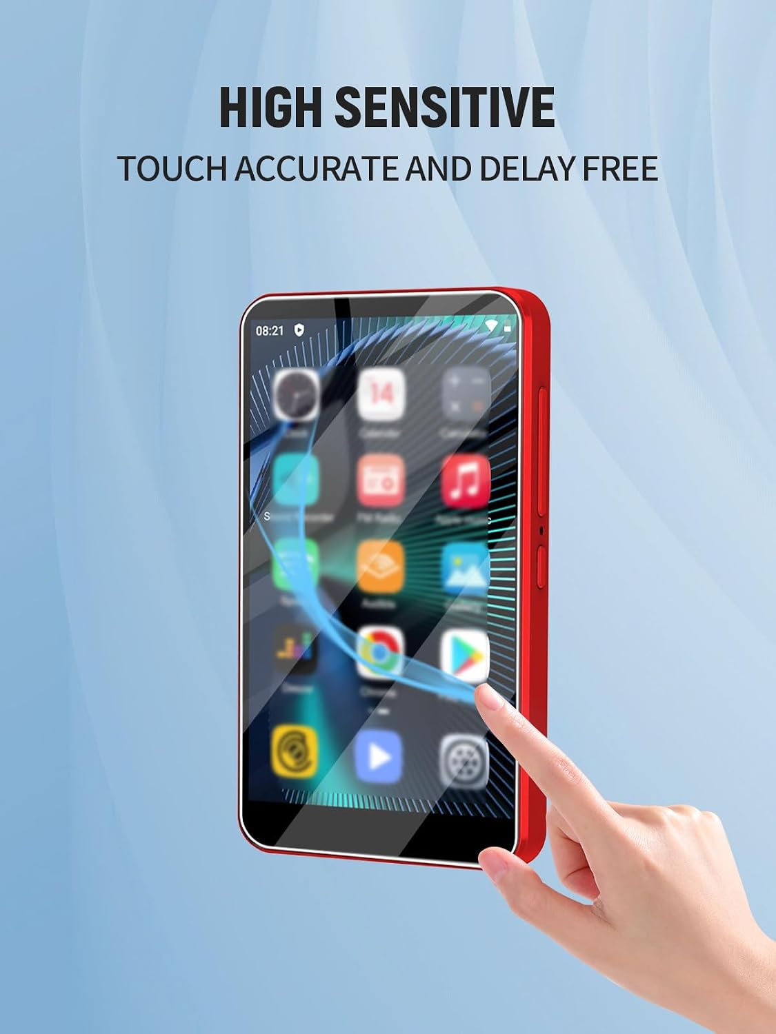 FJIASTB 4" M505 MP3 (3 Screen Protector for ZAQE Player, Ultra-Thin Scratch-Resistant Soft Film Pcs, Not Tempered