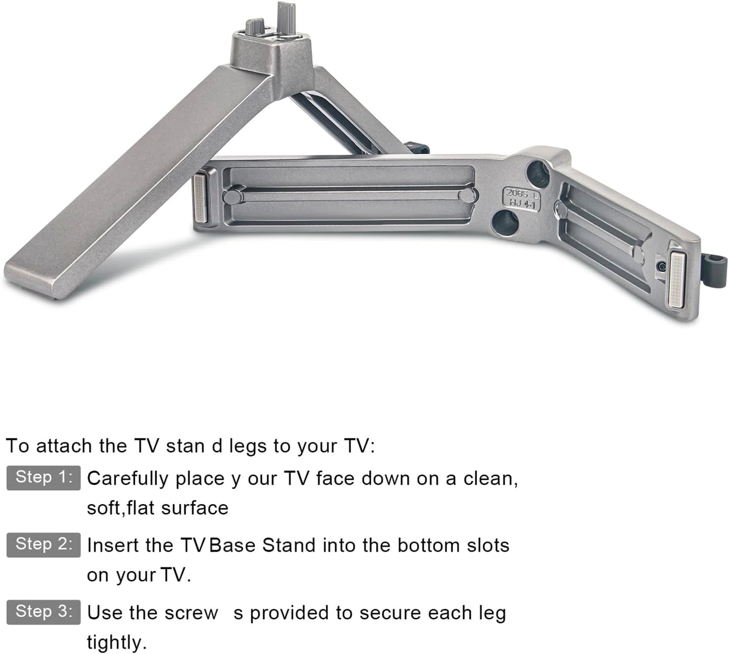 AIDITIYMI HJ4-1 HJ3-1 43C350U 43C350KU 43C350U0002 43 Inch C350 4K 2023 TV Base Stand, TV Stand Legs Replacement