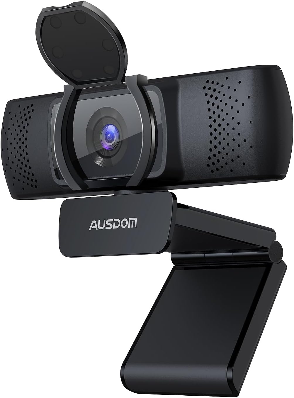 AUSDOM AF640 1080P 90FOV Webcam with Microphone, USB PC Camera Webcam with Privacy Cover, Plug and Play Computer Camera
