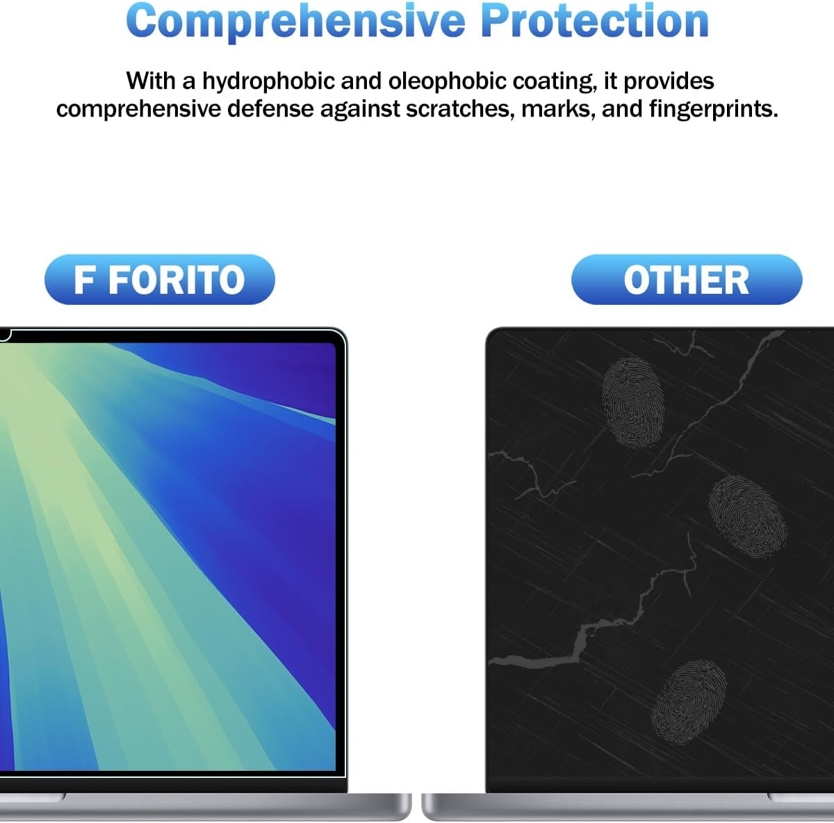 2-Pack 2026 13 inch A18 F FORITO Anti Blue Light Matte Screen Protector Compatible with MacBook Neo with Pro Chip - Eye