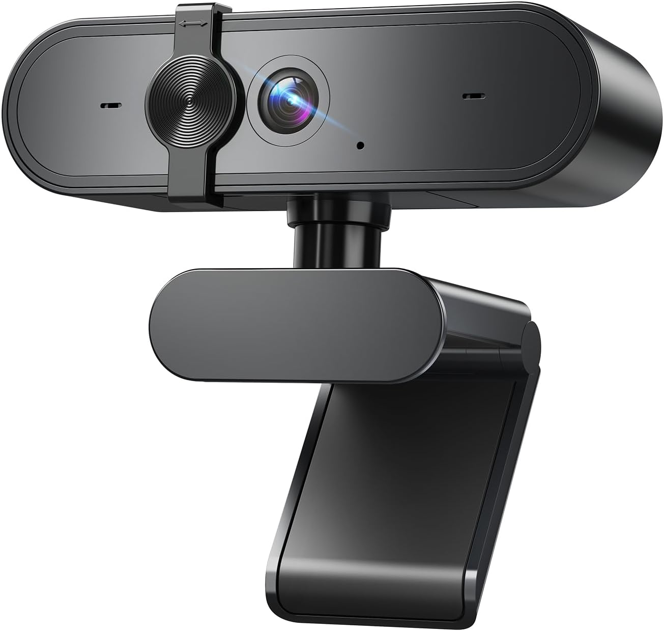 Edew 1080P Webcam Computer Camera with Microphone & Wide View - Auto Light Correction Webcam for PC, Mac, Laptop