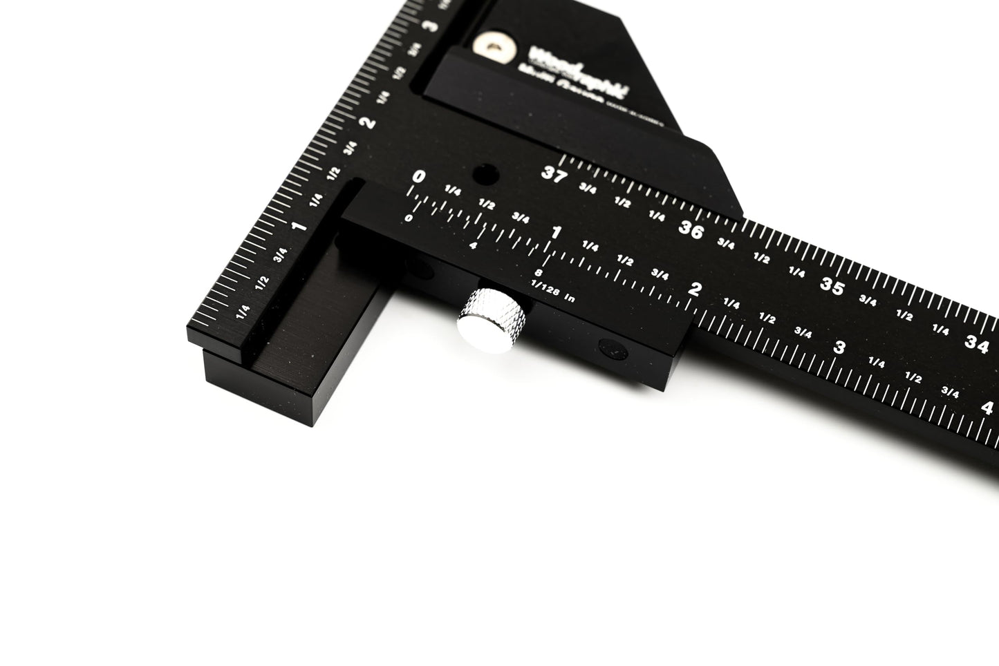 Woodraphic Scriber Gauge 37 Inch – Extra Long Measuring and Marking Ruler, Layout and Joinery Gauge, CNC Aluminum Square Tool for Woodworking, Carpentry, Framing, DIY Projects (New Version)