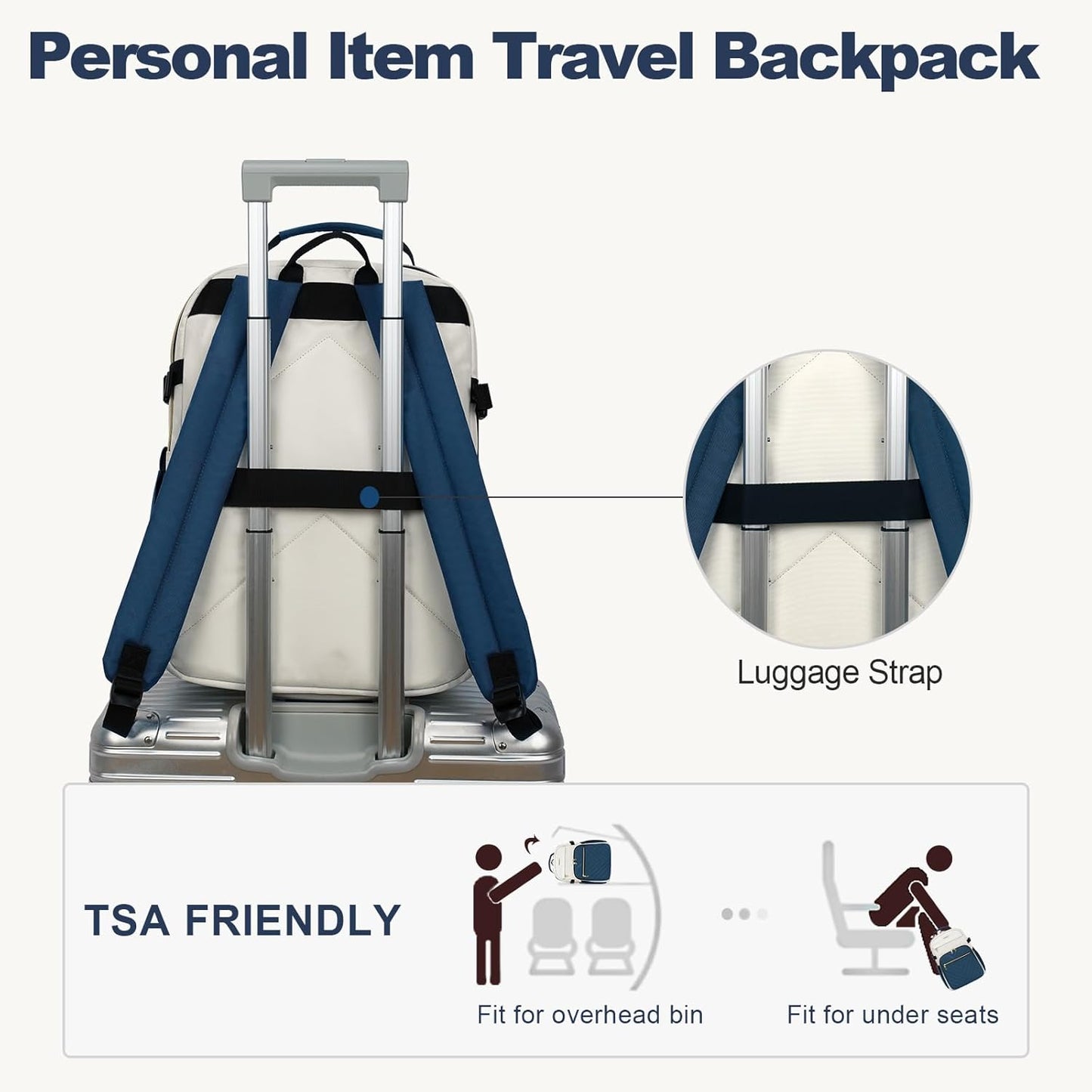 Backpack Pocket,17.3 inch Backpack,Waterproof Backpack VANKEAN Laptop for Women with Giant Tumbler Holder School