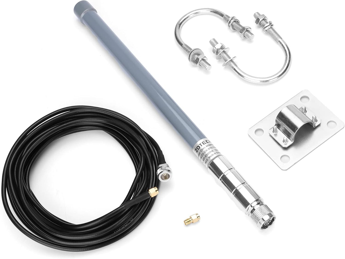 Generic 915MHz 20 ZDTECH LoRa Gateway Antenna Omni Directional Fiberglass Antenna Outdoor Indoor LoRawan Ant with ft N