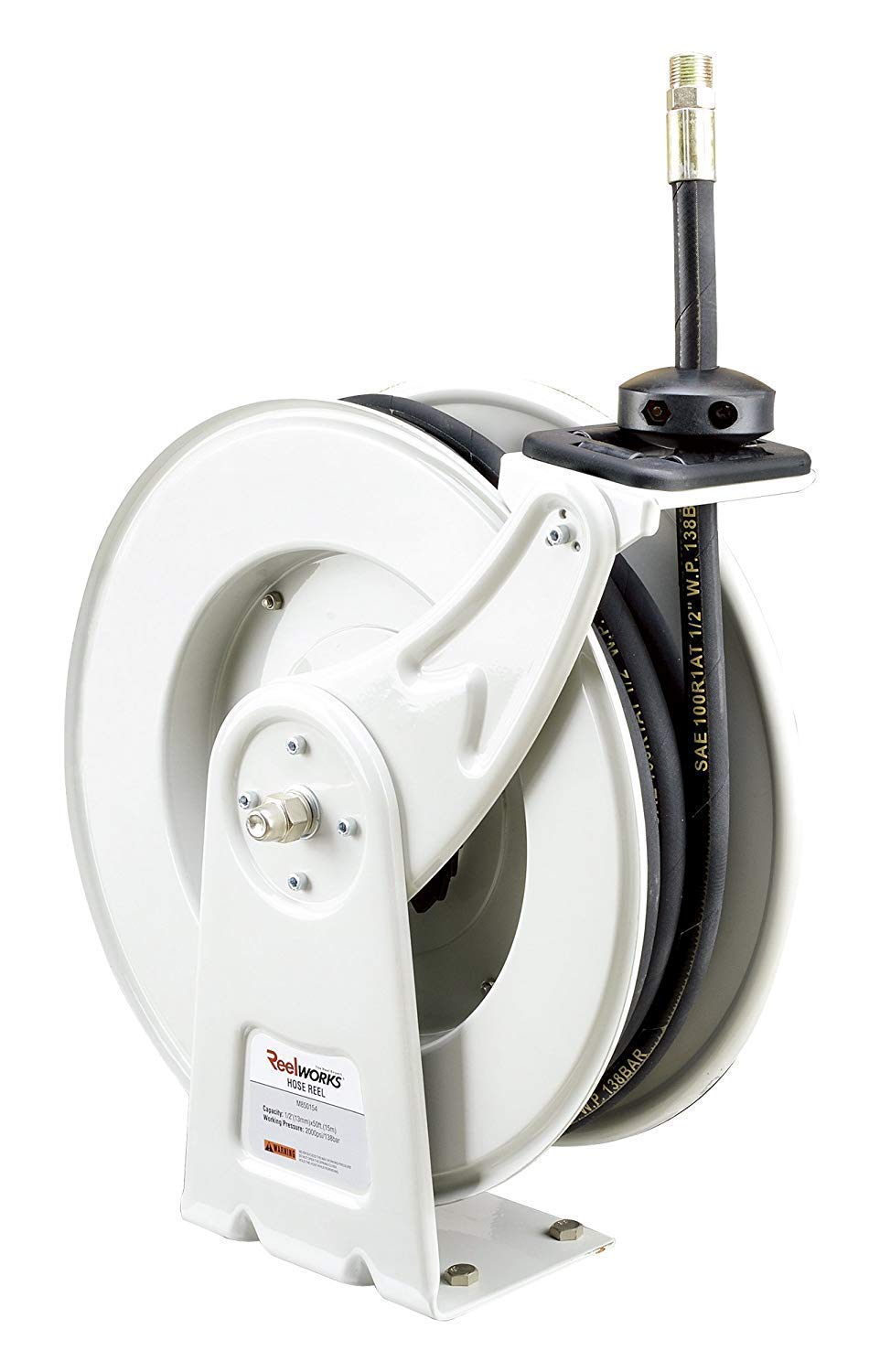 REELWORKS Oil Hose Reel 1/2"x50' & Extension Cord Reel 12AWGx80'(BUNDLE DEAL)