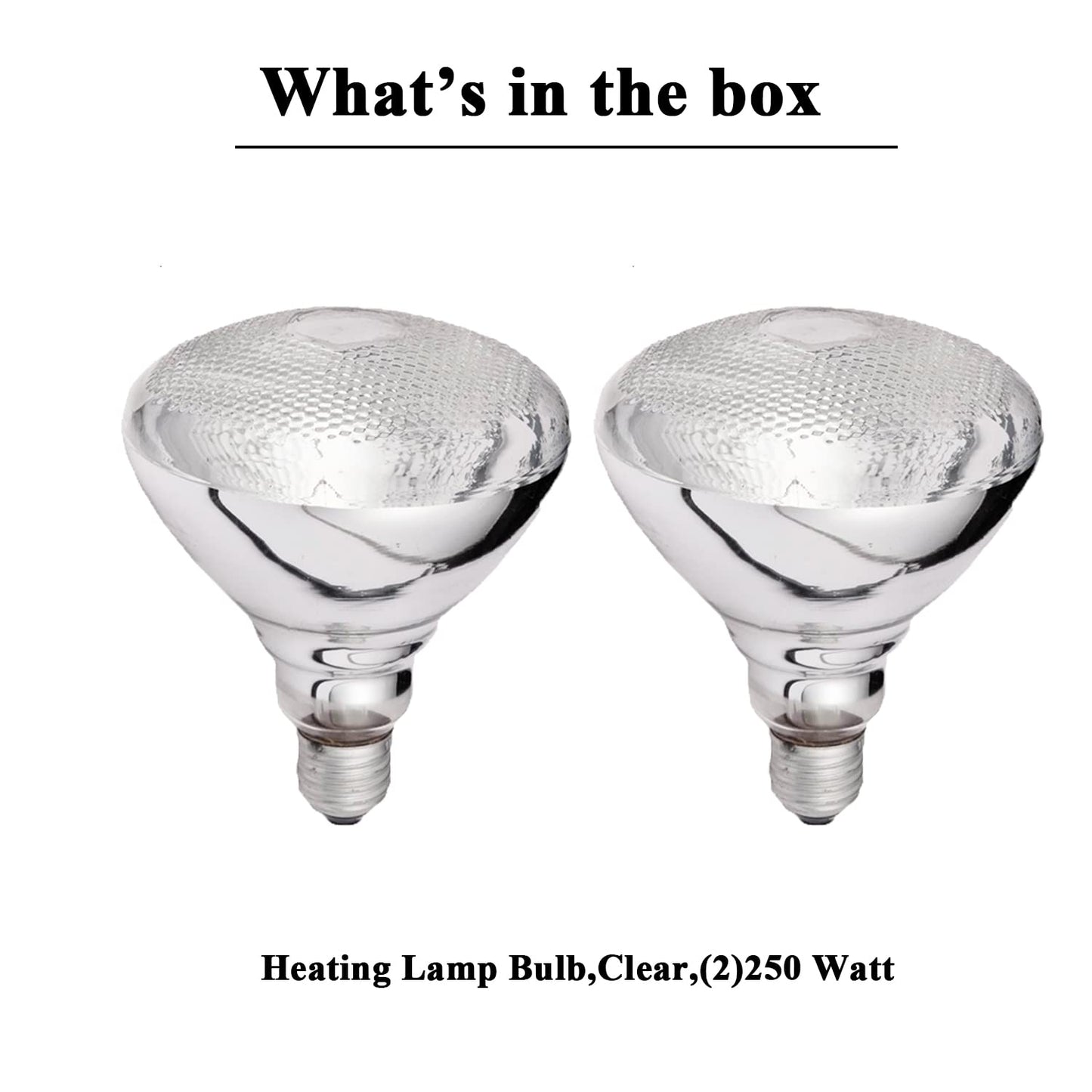GAINTOO Dual Bulb Food Heat Lamp Restaurant Food Warmer Light Portable Heating Lamps Silver (Dual Head)