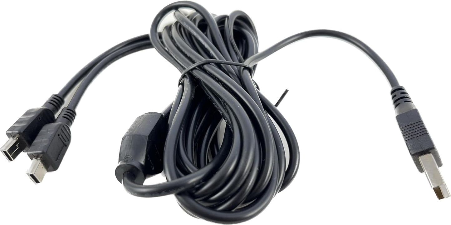 10FT-MINI-USB MX808 OMNIHIL Splitter Cable Compatible with Autel MaxiCheck Diagnostic Scan Tool