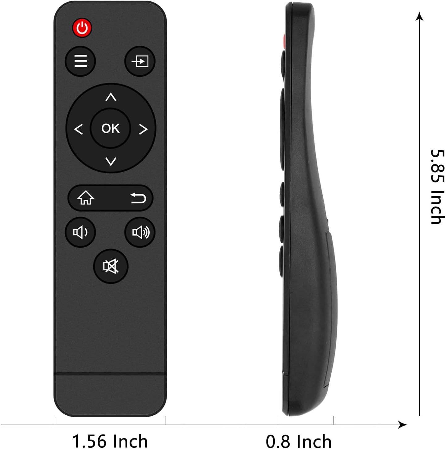 KhotIlong W13 Projector.(1Pack) Replacement Remote Control for Portable Projector,Compatible with CiBest Portable