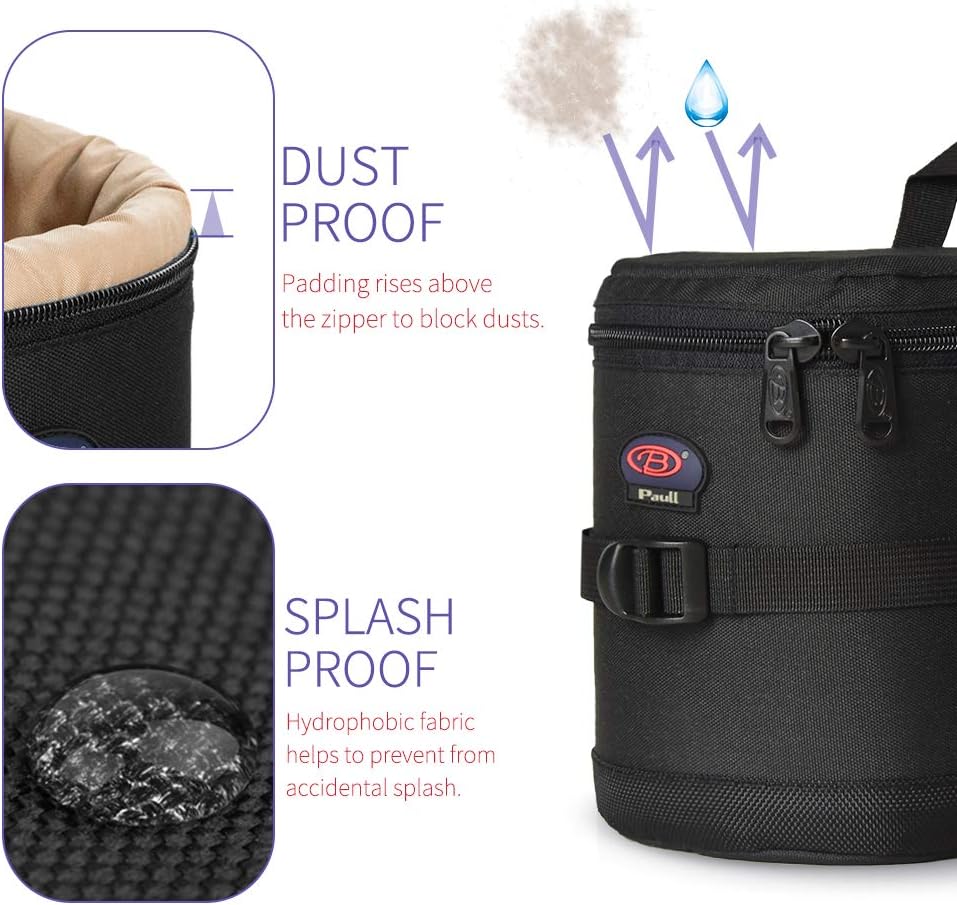 DSLR Camera Lens Bag - Fits Canon, Nikon, Sony & More