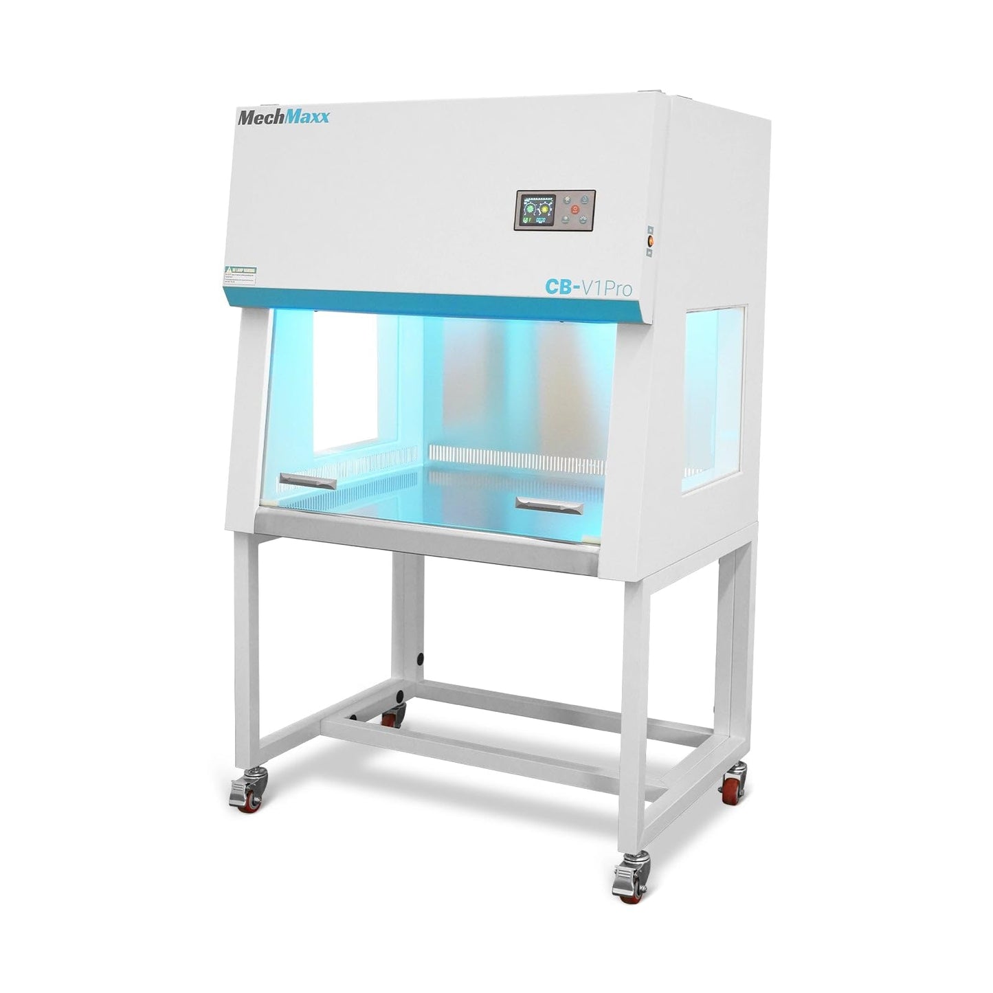 MechMaxx 39″ Wide CB-V1Pro Vertical Laminar Flow Clean Bench with HEPA Filtration & UV Sterilization | ISO Class 5, CB-V1Pro