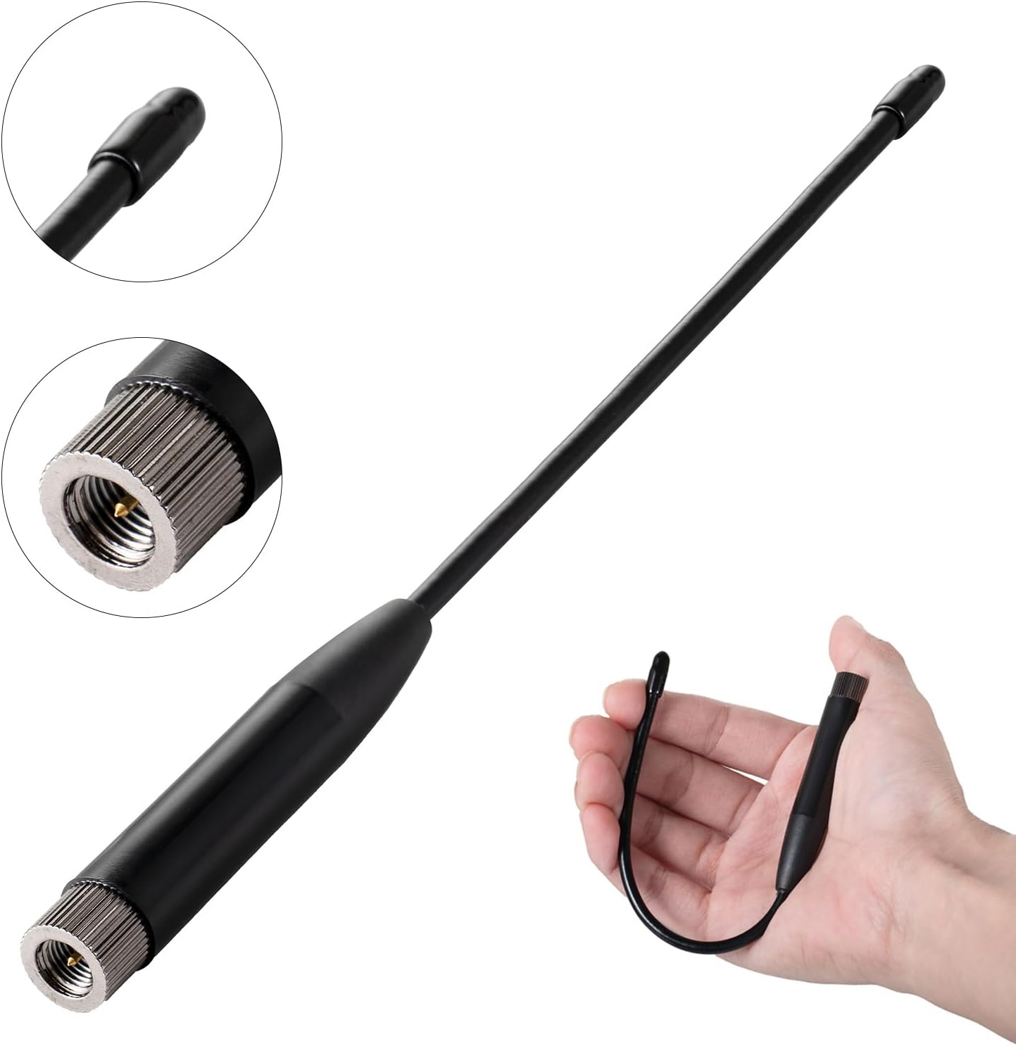 eifagur 10dBi 915MHz V3 LORA32 915MHz ESP32 Adapter2 Sets, Meshtastic LoRa Soft Whip Antenna with SMA Male Connector