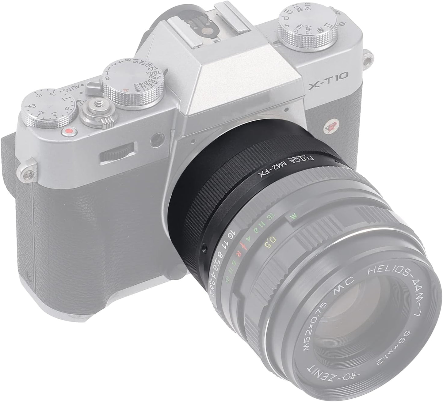 FocusFoto M42-FX M42 42mm X-H2,X-H2S,X-T5,X-T4,X-T3,X-E4,X-T200,X-T100,X-T30 II,X-T20,X-Pro3,X-Pro2,X-S10 Adapter