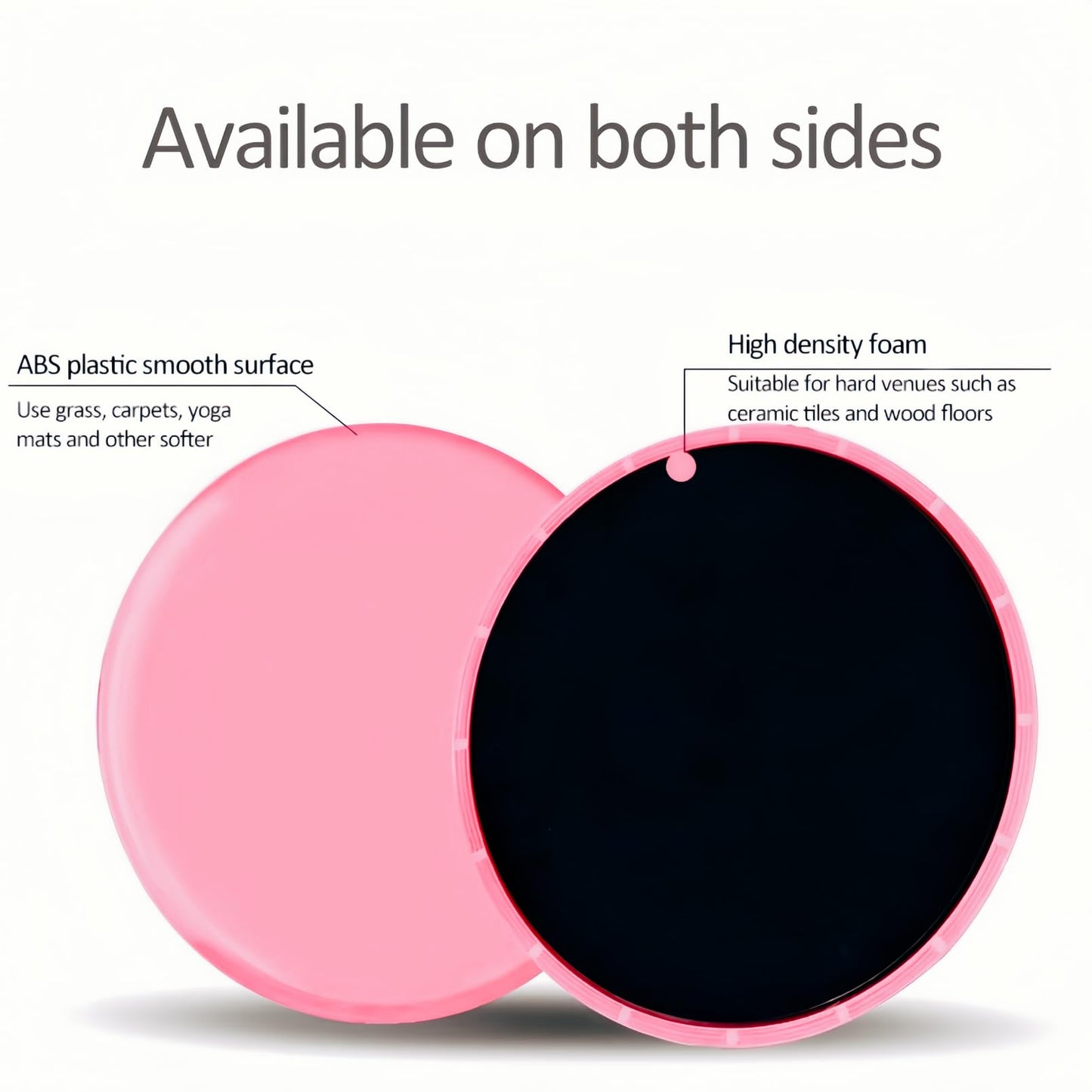 MBKHFLL Core Sliding Discs - Dual Sided Workout Sliders for Carpet & Hardwood Floor - Home Ab Pads Exercise Equipment Fitness Sliders for Women and Men (Purple)
