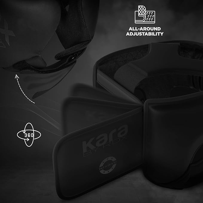 RDX Boxing Headgear, MMA Training, Adjustable Padded Kara,Muay Thai Headgear, Kickboxing, Sparring, Martial Arts, Karate, Taekwondo Helmet