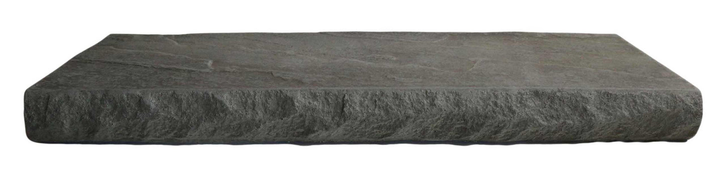 Stone Master Molds Rubber Molds for Concrete, Slate Texture, Wall Cap Mold, 24" L x 8" W x 2" D