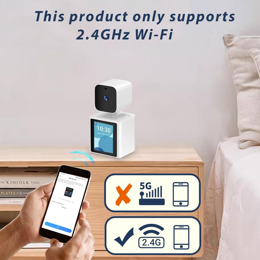 CIAJIE Camera,1080P CS10 Home Security Camera Indoor,Pet Dog Camera with Two Way Video,Monitor