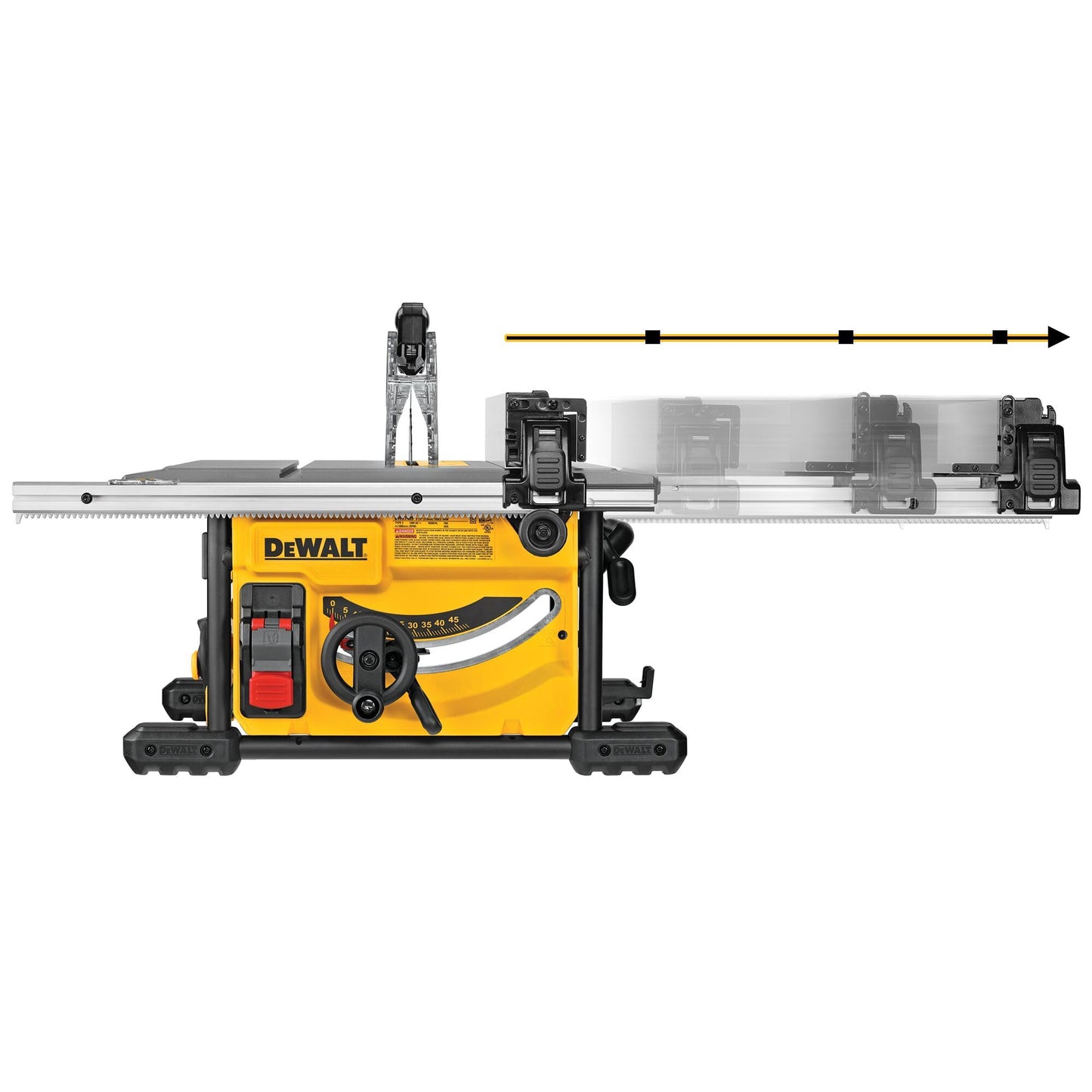 DEWALT 15 Amp 8-1/4 in. Compact Portable Jobsite Table Saw (DWE7485)