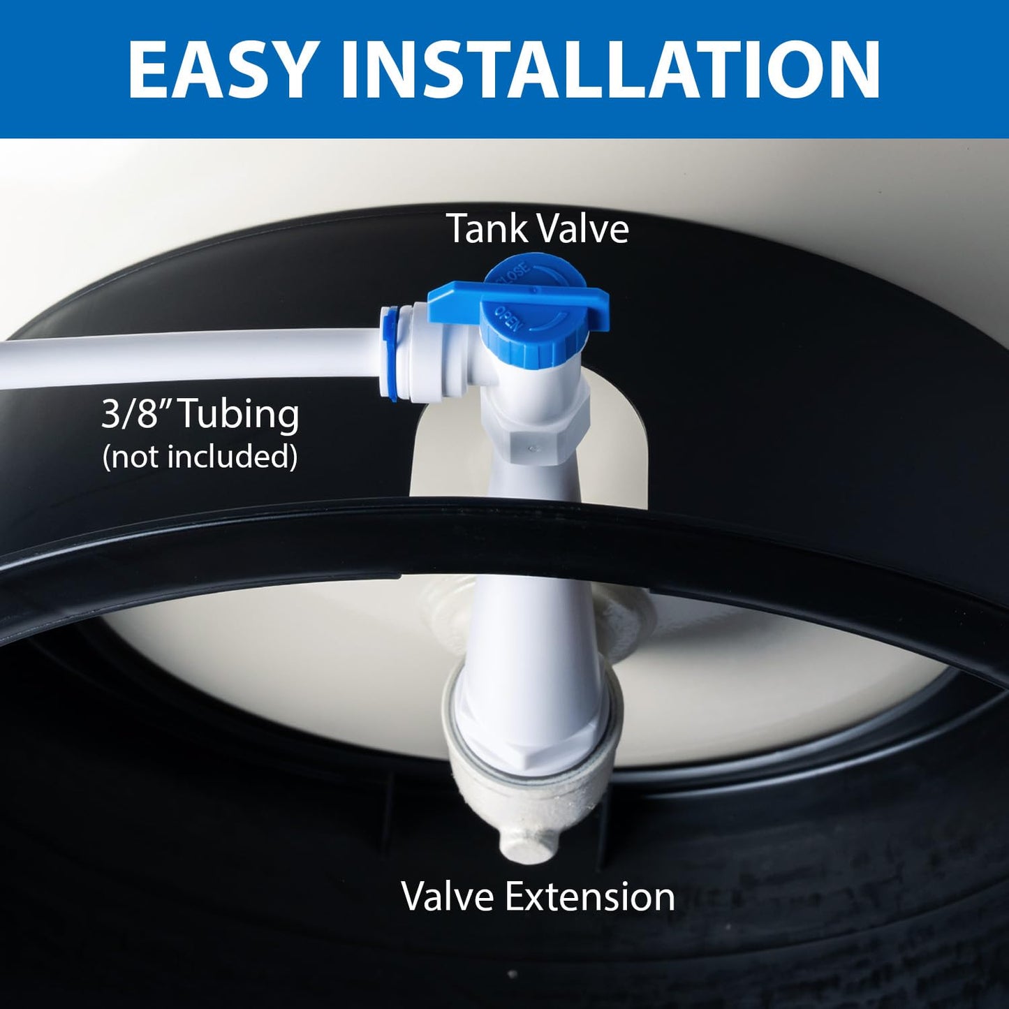 iSpring T11M 11 Gallon Pre-Pressurized Water Storage Reverse Osmosis Systems ro Tank, White