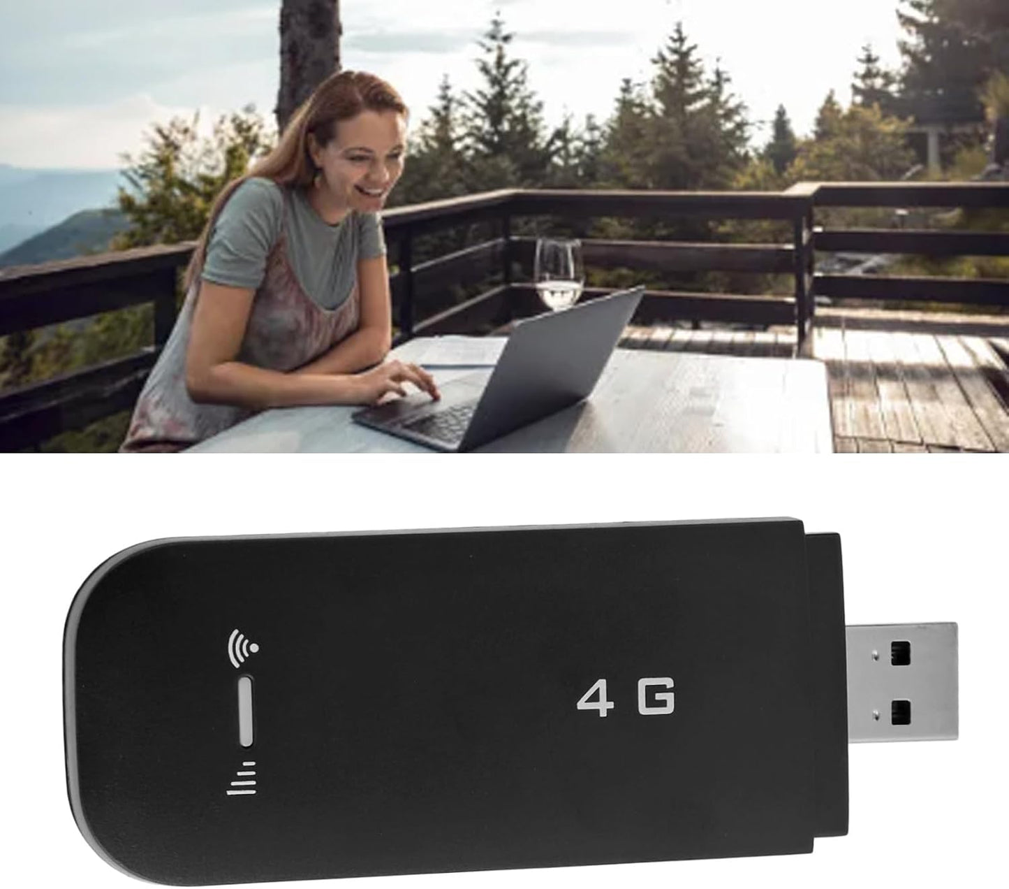 Dpofirs 4G 4G 10 Portable Hotspot for Travel, LTE USB Modem Dongle Router with Hotspot, Modem Hotspot Router with SIM