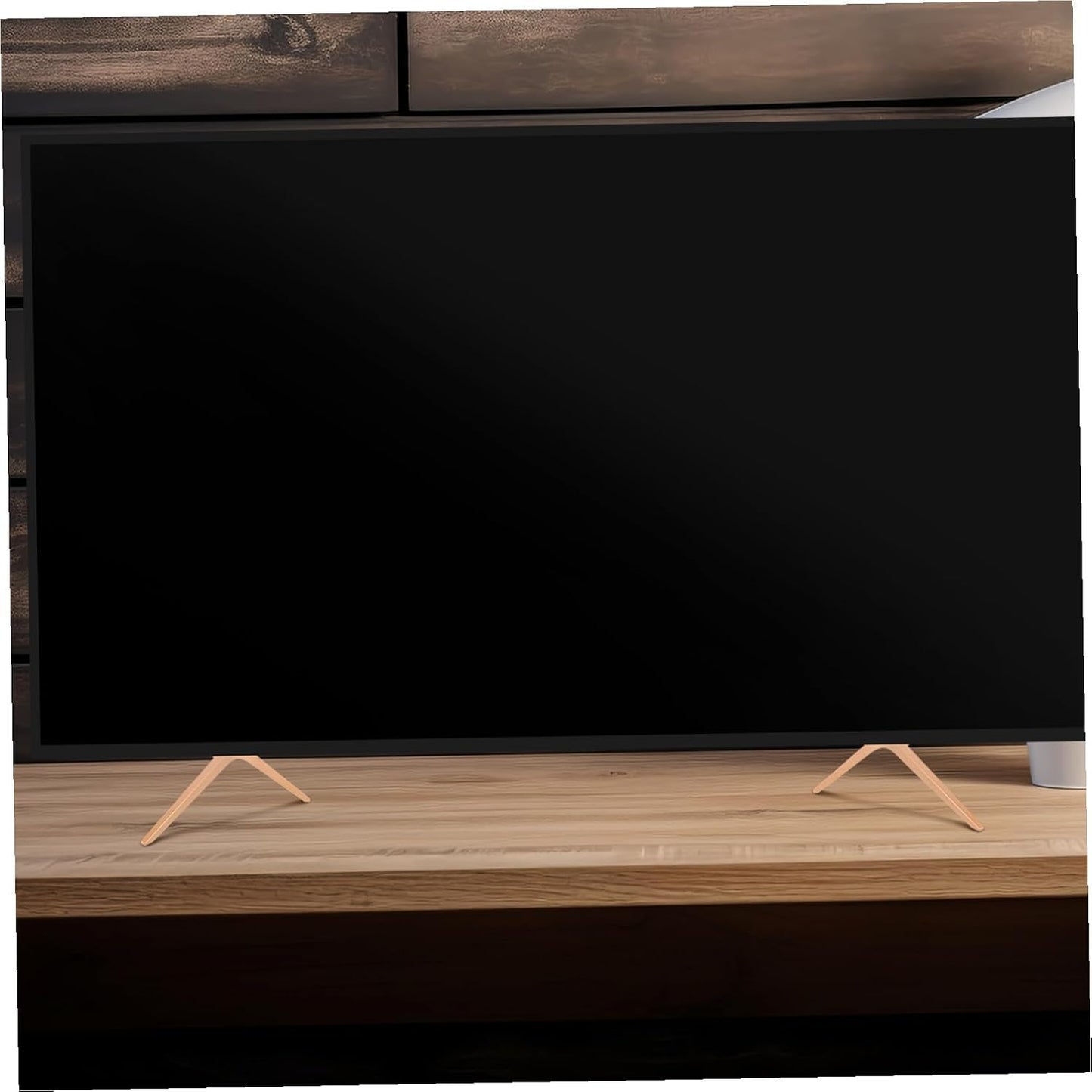 MAGICLULU 1pair Tv Legs Tabletop Mount Elegant Design for Home Office Sturdy Base Support for Led Screens Compatible