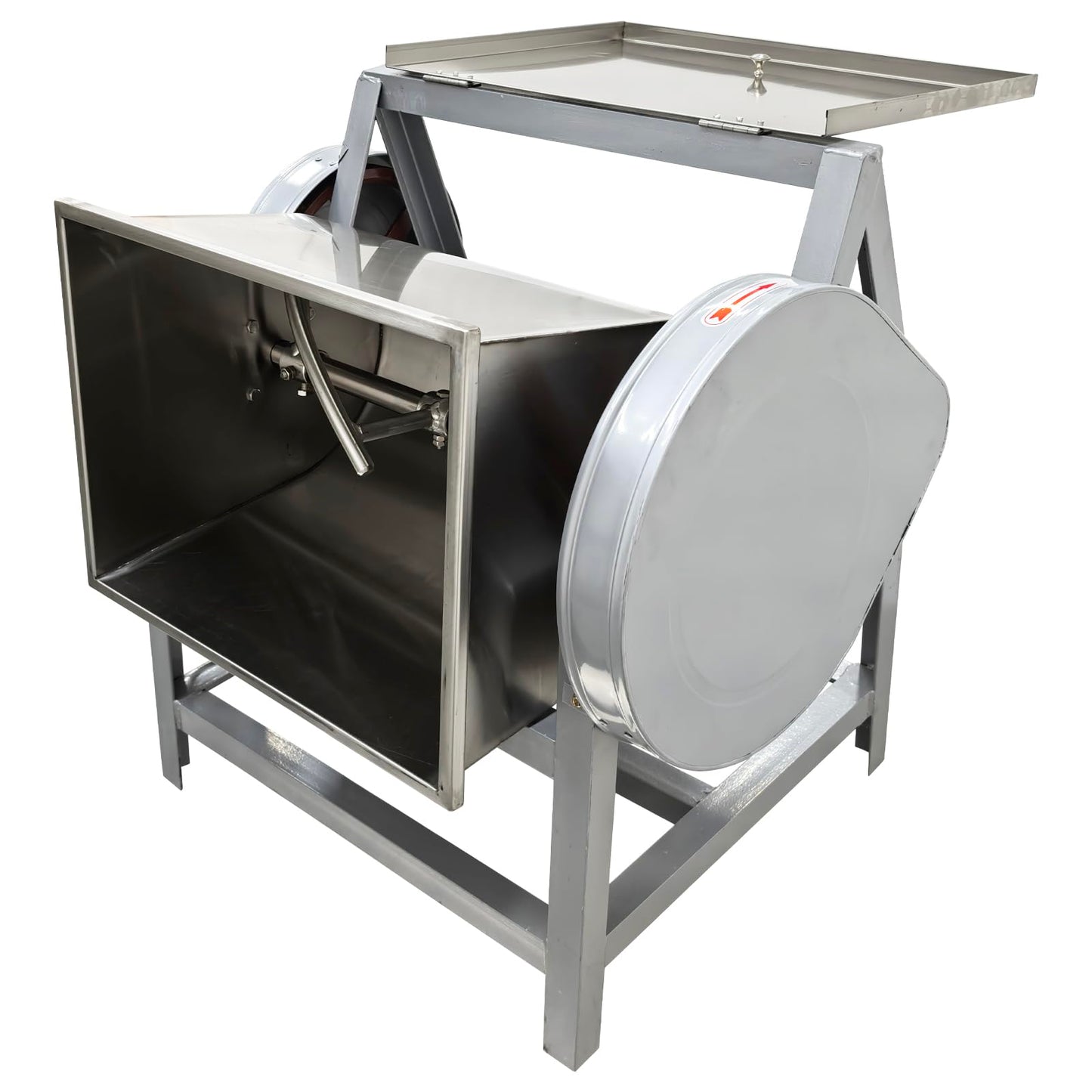 IntXanth Commercial Dough Mixer Electric Food Mixer with Lid, Dough Blender Machine 15KG/30QT Capacity, 110V/1500W Commercial Dough Kneading Machine with 90° Tilt Bucket