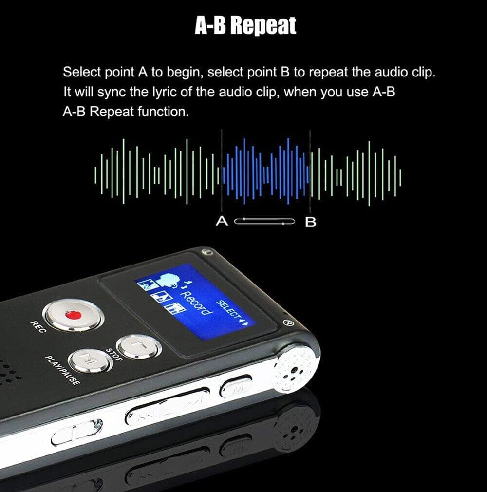 TEAMWILL 1PC 32GB Paranormal Ghost Hunting Equipment Digital EVP Voice Activated Recorder USB