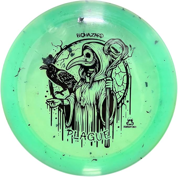 DOOMSDAY DISCS Plague Distance Driver | Advanced Disc Golf Driver | Premium Flexible Plastic