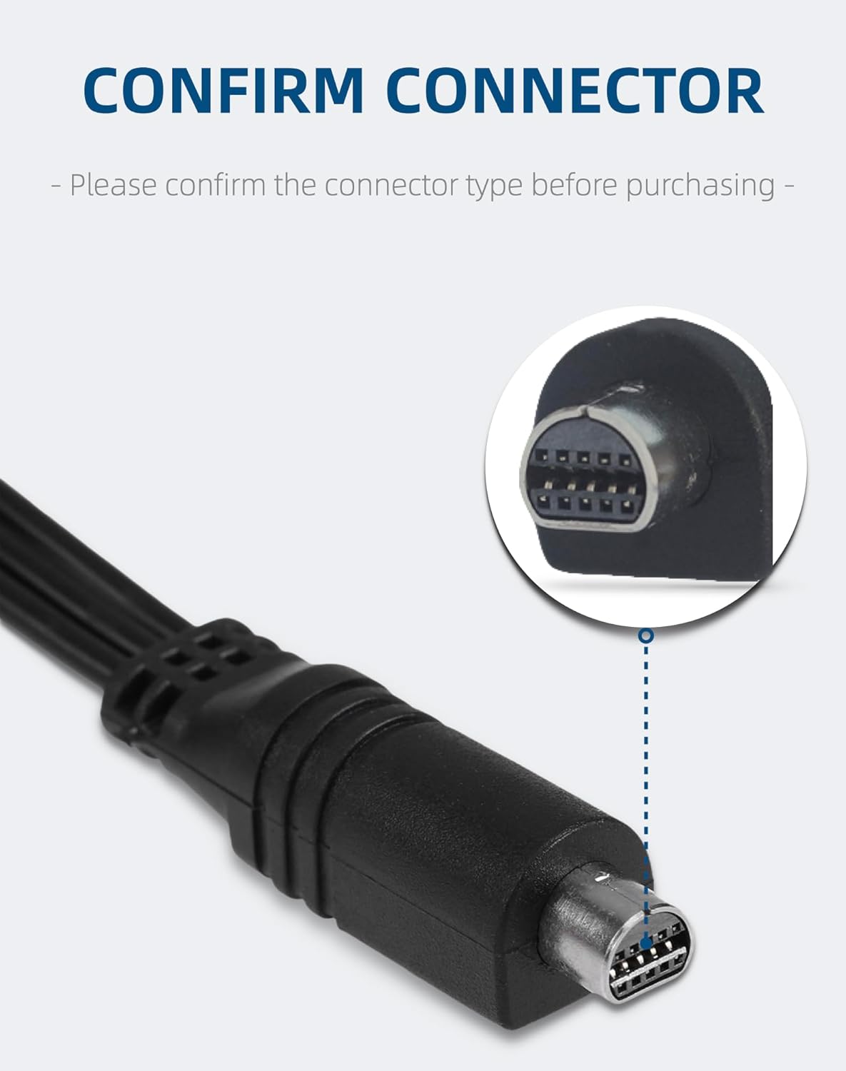 VMC-15FS 10Pin 3RCA DCR-SR40 DCR-HC20 HDR-CX7 HDR-FX7 DCR-DVD301/305/308 3.9ft AV A/V Audio Video Cable Replacement AV