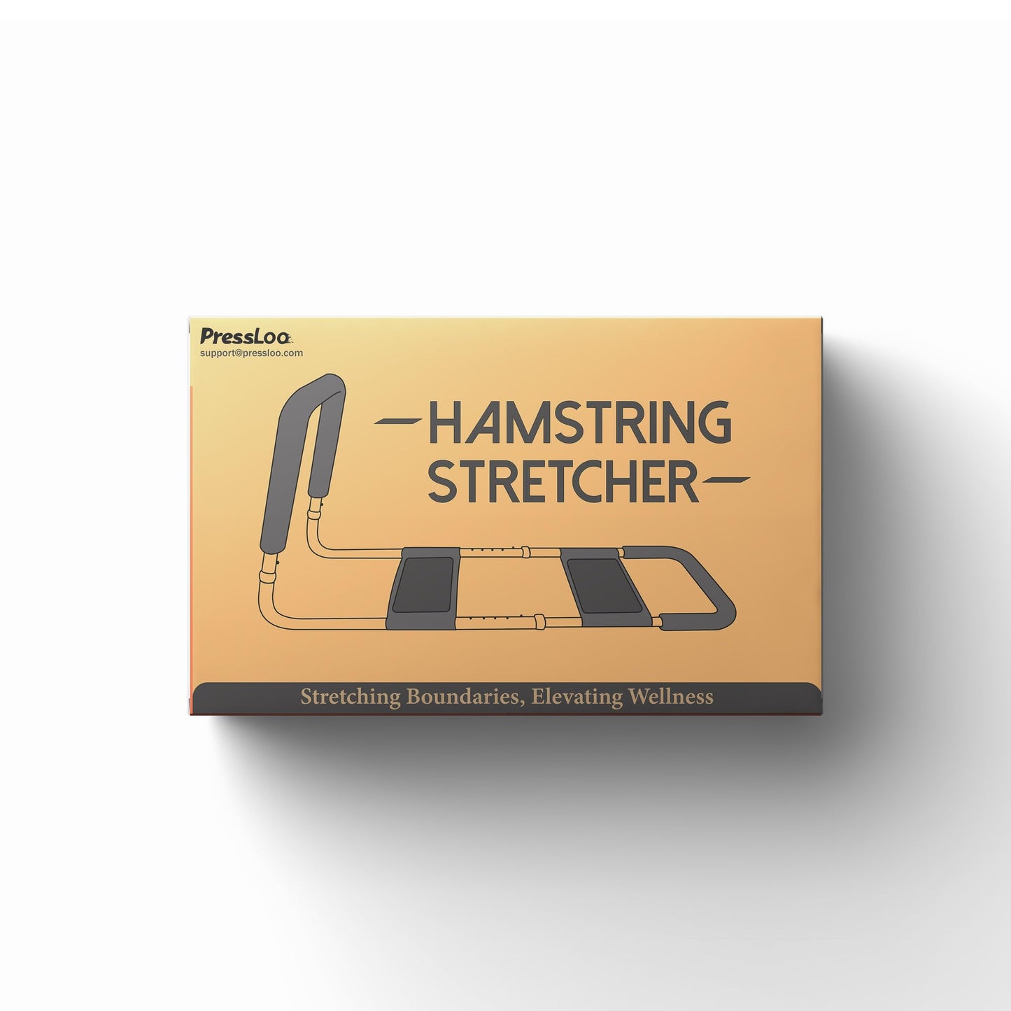 PressLoo Hamstring Stretcher for Knee Extension & Pain Relief, Adjustable Low Back, Calf, Leg & Hip Stretching Device for Flexibility, ACL MCL Surgery Recovery Physical Therapy & Rehab Equipment