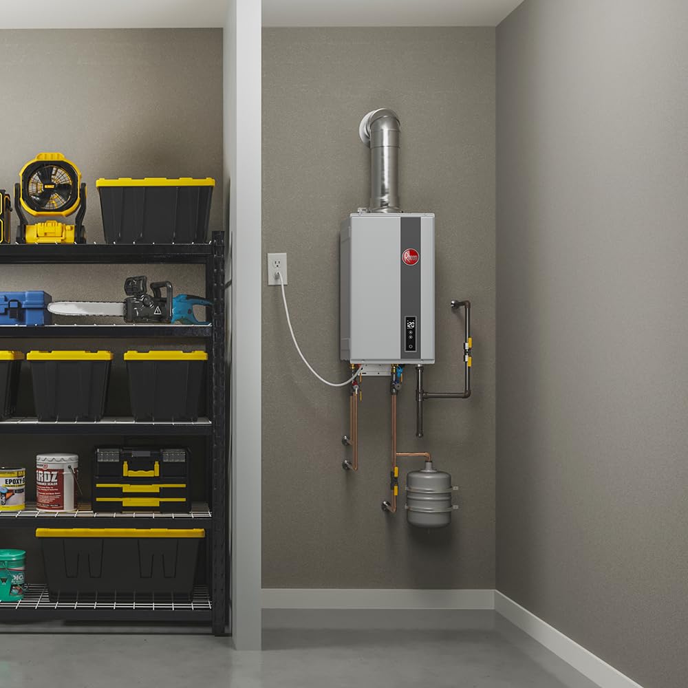 Rheem RTG-70DVLN-3 High Efficiency Non-Condensing Indoor Tankless Natural Gas Water Heater 7.0 GPM, 160,000 BTUs