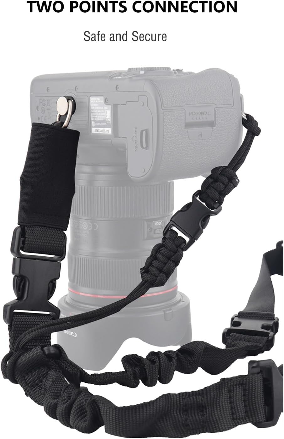 Rigdance 1/4 Universal Camera Shoulder Strap Neck Lanyard with Screw for DSLR SLR Cameras, Compatible with Canon