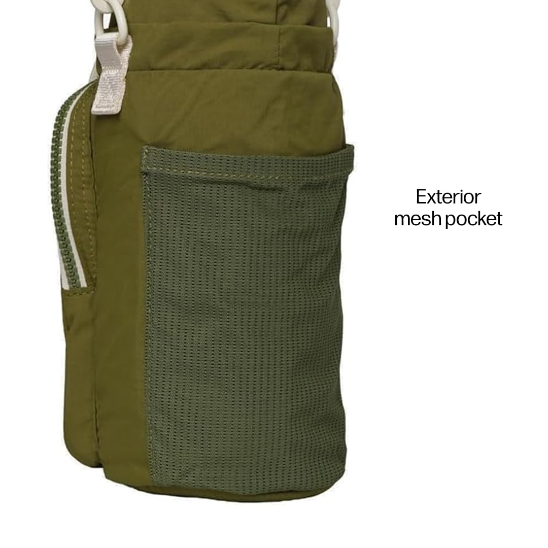Thread Wallets Aqua Sling - Carry Your Water Bottle with Pockets for Cash, Phone, and Keys (Olive)