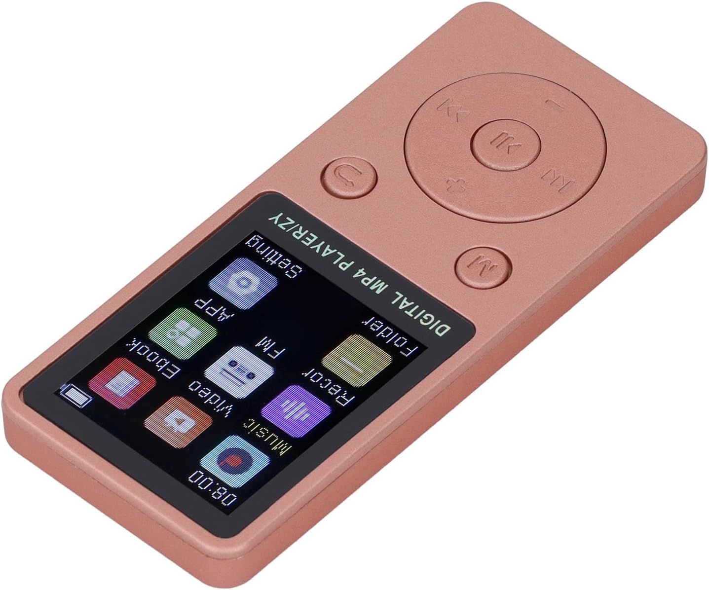 Fabater MP3 5.0 64GB 1.8 Inch MP3 Player, Bluetooth Builtin Screen Bluetooth Player, Portable Music with Speaker, Photo