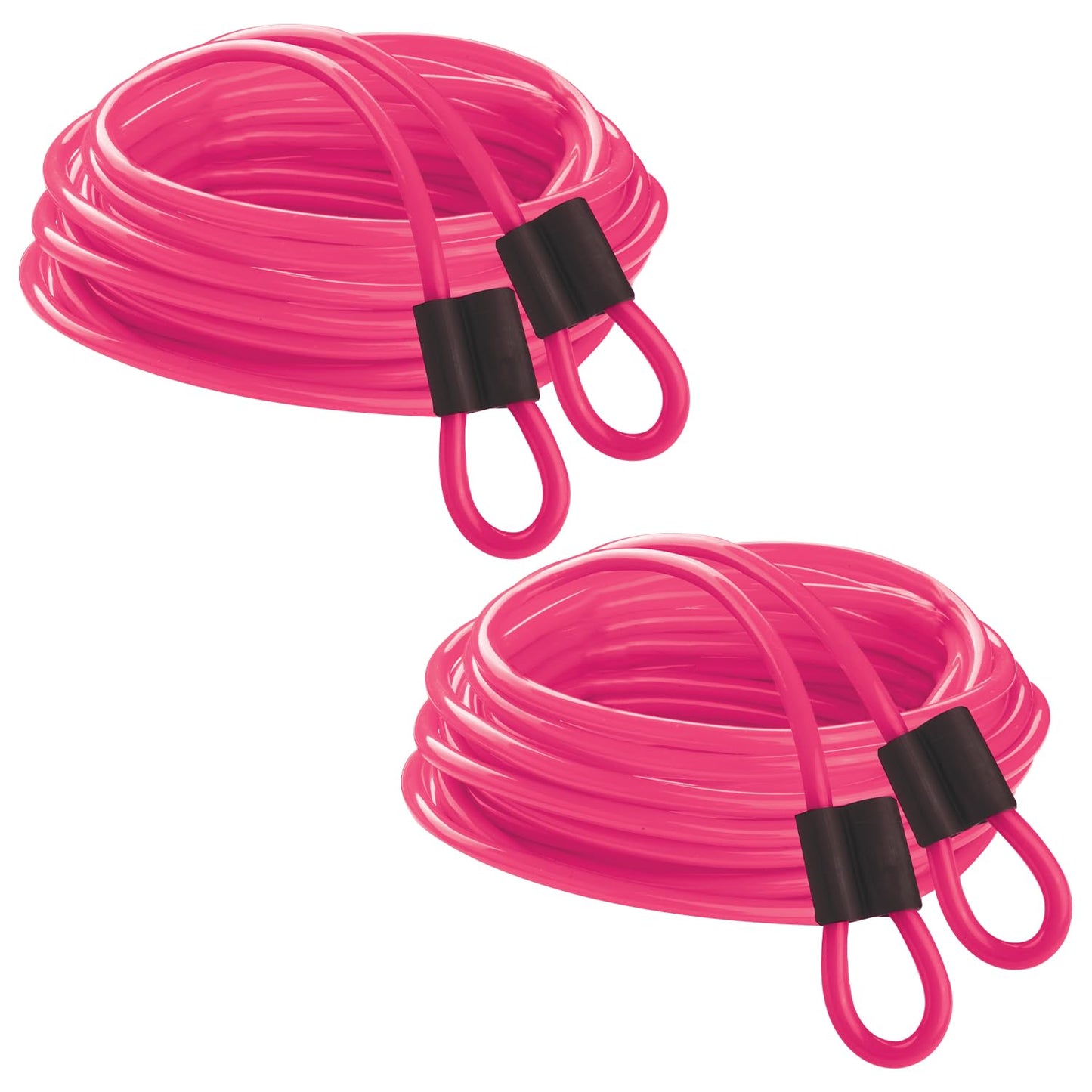 Champion Sports DD Series Double Dutch Licorice Jump Ropes - Pink, 16-Feet (Set)