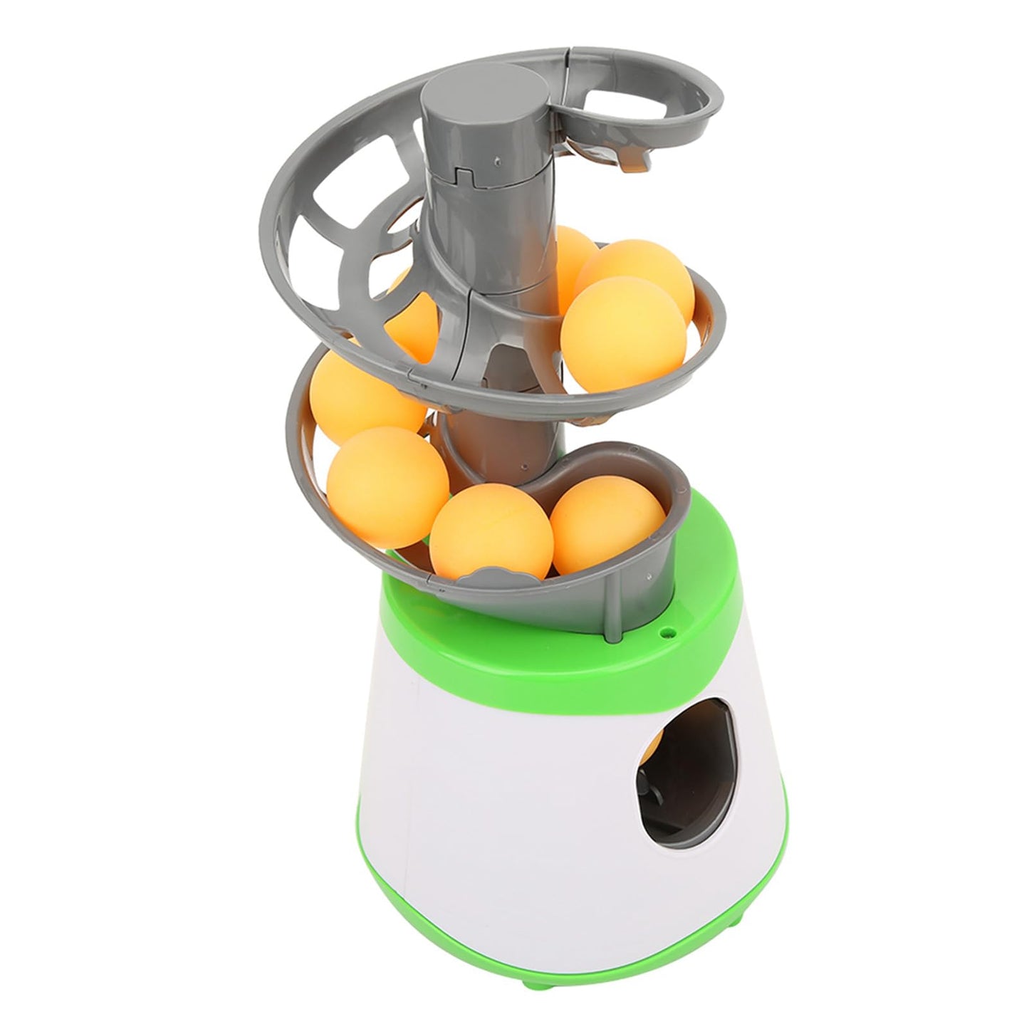 Yosoo Health Gear Table Tennis Robot Automatic PingPong Ball Launcher, Portable Table Tennis Trainer Machine with 10 Balls for Beginners, PingPong Ball Serve Machine for Training Practising
