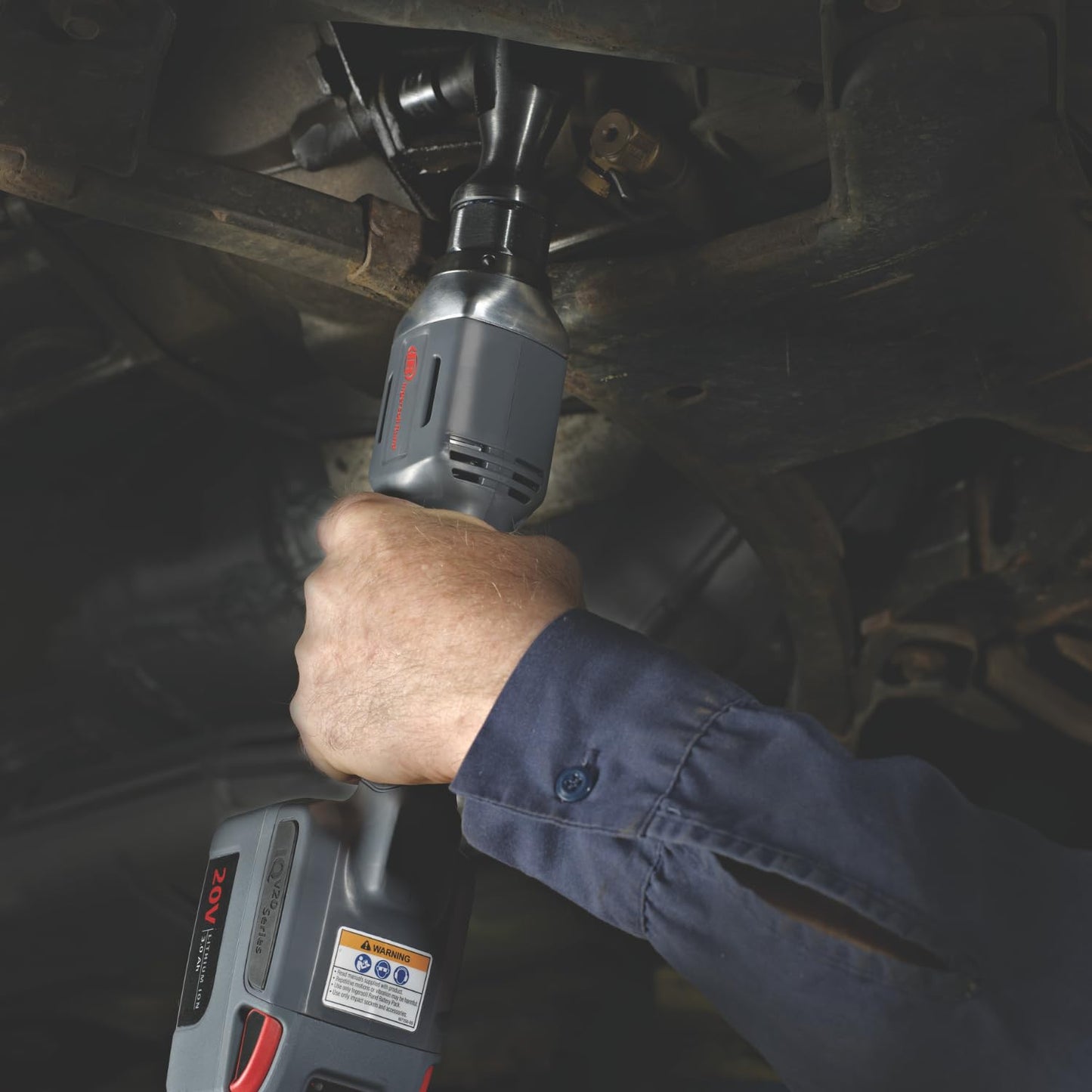 Ingersoll Rand R3130-K22 3/8" 20V Cordless Ratchet Wrench 2 Battery Kit, 54 ft-lb Torque, 225 RPM